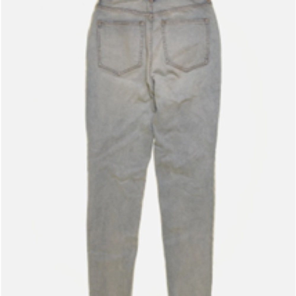 Free People- We The Free Mardi High Rise, Raw Hem, Skinny Jeans- Stone Beach - Picture 5 of 12